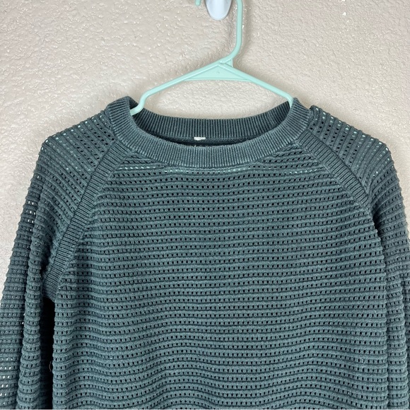 Lululemon Black Devi Crew Pointelle Sweater 2-4 - Picture 5 of 15